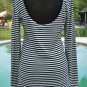 Cache Embellished Top New Stretch Size XS/S/M/L/XL Scoop Neck Open Back $88 NWT