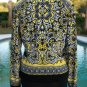 Cache Top Jacket 2-way Zipper Lined New Size S/M Adjustable Draw-String $168 NWT