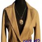 Cache Lamb Leather Jacket Top New 0/2/4 XS/S Western Flair Camel Color $298 NWT
