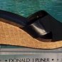 Donald Pliner COUTURE Basic Elastic Leather Platform Shoe New Sz 11 12 $220 NIB