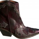 Donald Pliner Western Couture Suede Crushed Leather Boot Shoe New NIB $625