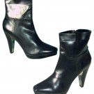Donald Pliner Couture Leather Boot Shoe New 3/4" Platform Peace Zip 10 $535 Donald Pliner Couture Leather Boot Shoe New 3/4" Platform Peace Zip 10 $535