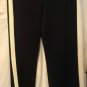 Cache CONTOUR Stretch Black Pant White Stripe New $128 Sz 12 L NWT
