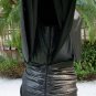 Cache Chain 1 Shoulder Dress New Lined Dolman Sleeve Event Ruched Sz XS 0/2 $188