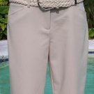 Cache Walking Bermuda Dress Short Pant New 2/4/6/8/10 XS/S/M WOVEN BELT $118 NWT
