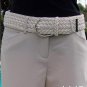 Cache Walking Bermuda Dress Short Pant New 2/4/6/8/10 XS/S/M WOVEN BELT $118 NWT