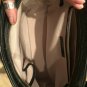 ANN TAYLOR BLACK CROC EMBOSSED LEATHER COMPARTMENTS SHOULDER BAG + WALLET LOT 2