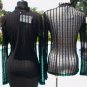 Cache Luxe Sheer Illusion Lace Top New Size XS/S Stretch Event Club $158 NWT