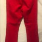 Cache Rhinestone Stud Embellished Red Jean Pant Sz 10 M/L Stretch $128