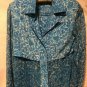 Cache Lot 2 Top Pant Size S / 4 Work Event Suit $215 Vintage Blue White Sky