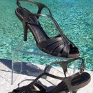 BCBG MAXAZRIA Pewter Metallic Lizard Leather Shoe New 7.5 Strapy Sandal $195 NIB BCBG MAXAZRIA Pewter Metallic Lizard Leather Shoe New 7.5 Strapy Sandal $195 NIB