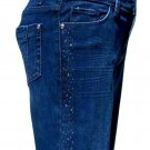 Cache Denim Rhinestone Embellished Jean Pant New Crop Stretch 6/8 $98 NWT Cache Denim Rhinestone Embellished Jean Pant New Crop Stretch 6/8 $98 NWT