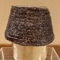 Illuminations Purple Beaded Jar Candle Holder Lamp Shade 3" x 5" New NWT