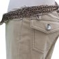 Cache Corduroy Silver Stud Animal Trim Inside Jean Pant New Flair $98 NWT