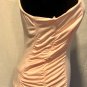 Cache Ruched Cut In Sleeve Back Zipper Lined Pink Top New Size S/M $118 NWT