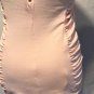 Cache Ruched Cut In Sleeve Back Zipper Lined Pink Top New Size S/M $118 NWT