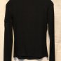 Cache Black Embellished Long Sleeve Tee T Shirt Top Sz M Sequins Stretch