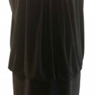 Cache Embellished Open Neck Body Hugging Lined Stretch Drop Waist Dress LBD Sz12 Cache Embellished Open Neck Body Hugging Lined Stretch Drop Waist Dress LBD Sz12