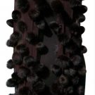 Cache Silk Expresso Brown Mink Fox Fur Wrap Shawl Caplet Belt Top New $98 NWT Cache Silk Expresso Brown Mink Fox Fur Wrap Shawl Caplet Belt Top New $98 NWT