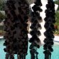 Cache Silk Expresso Brown Mink Fox Fur Wrap Shawl Caplet Belt Top New $98 NWT