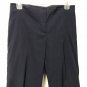 Cache Stretch Navy Blue Pant Flat Front Lace Bottom No Waistband Size 4/6 $118