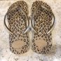 HAVAIANAS Slim LEOPARD Flip Flops 35 / 36