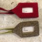 POTTERY BARN Red Beaded Clear Grape Gift Tag Wine Choker Decor New NWT