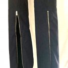 Cache $118 UN-ZIP 19" BACK LEG Split Pant Navy Blue Stretch 2" Self Belt Sz 4 Cache $118 UN-ZIP 19" BACK LEG Split Pant Navy Blue Stretch 2" Self Belt Sz 4