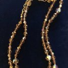Classic Swarovski Crystal Amber AB Necklace Signed Stamped Clasp 32" NWT New Classic Swarovski Crystal Amber AB Necklace Signed Stamped Clasp 32" NWT New
