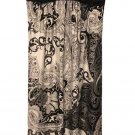 Soma Intimates Sleeveless Maxi Lounge Dress Black And White Paisley Size S Long Soma Intimates Sleeveless Maxi Lounge Dress Black And White Paisley Size S Long