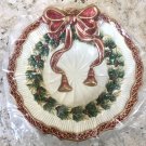 Fitz & Floyd NOEL COLLECTION 9.5” Medium Bowl Holiday Christmas New NIB Ribbon