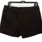 Cache Black Shorts Cotton Spandex Stretch Size 12 Side split/ vent dress up down