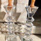 Set of Crystal Candle Holders by Shannon Crystal Designs of Ireland Heavy 10" Set of Crystal Candle Holders by Shannon Crystal Designs of Ireland Heavy 10"