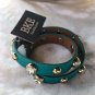 NWT BKE from Buckle Turquoise Wrap Bracelet Leather Rhinestones Grommets 15"