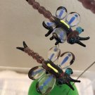 ILLUMINATIONS Flying Purple Green Dragonfly GLASS 3D Art Hand Made New NWT ILLUMINATIONS Flying Purple Green Dragonfly GLASS 3D Art Hand Made New NWT