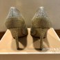 Michael Kors Silver Gold Glitter Shoes Pumps Event Wedding Party Stunning sz 8