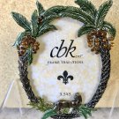CBK Ltd Metal Enamel Rhinestone Palm Tree Picture Photo Frame New NIB 3.5" x 5" CBK Ltd Metal Enamel Rhinestone Palm Tree Picture Photo Frame New NIB 3.5" x 5"