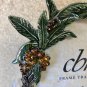 CBK Ltd Metal Enamel Rhinestone Palm Tree Picture Photo Frame New NIB 3.5" x 5"