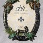CBK Ltd Metal Enamel Rhinestone Palm Tree Picture Photo Frame New NIB 3.5" x 5"