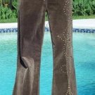 Cache Velvet Corduroy Embellished Pant New Ice Brown Stretch $178 10/12 L NWT Cache Velvet Corduroy Embellished Pant New Ice Brown Stretch $178 10/12 L NWT