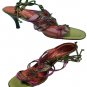 Donald Pliner Couture Metallic Copper Leather Shoe Sandal New Gem Stone $265 NIB