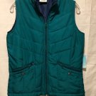 BE INSPIRED Women's Green Quilted Puffer Packable Vest Sz S NWT New Front Zip BE INSPIRED Women's Green Quilted Puffer Packable Vest Sz S NWT New Front Zip