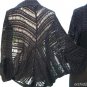 Cache Black Open Knit Jacket Top Shrug New Size S/M/L Stretch $108 NWT Banded
