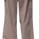 Tan Cache Cargo Zipper Pockets and Legs Pant Jean 10/12 L Red Detail Stitching