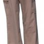 Tan Cache Cargo Zipper Pockets and Legs Pant Jean 10/12 L Red Detail Stitching