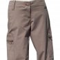 Tan Cache Cargo Zipper Pockets and Legs Pant Jean 10/12 L Red Detail Stitching
