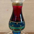 Pier 1 Imports Set 4 Hand Painted Martini Glasses Festive Colorful Vintage NWT