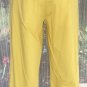 BCBG MAXAZRIA Stretch Cotton Crop Pant New 2/4/6/8 XS/S/M Yellow White $134 NWT