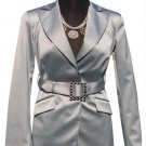 Cache Rhinestone Self-Belt Top Jacket New Lined Satin Event 0/2 XS $238 NWT Cache Rhinestone Self-Belt Top Jacket New Lined Satin Event 0/2 XS $238 NWT