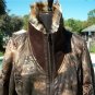 Cache Vegan Fur Leather Suede Jacket Coat New NWT L Front Zip MINK LINED $278